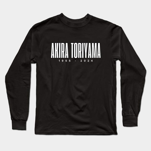 AKIRA TORIYAMA 1955 - 2024 Long Sleeve T-Shirt by Lolane